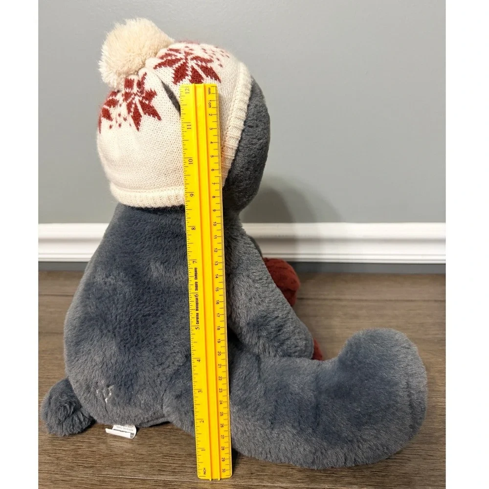 Justice Winter Holiday Grey Bear‎ Plush